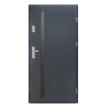 Drzwi zewnętrzne drewniane 90 Prawe ELPREMA kolor antracyt . PROMOCJA! model TUREK
